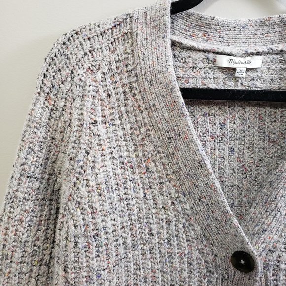 Madewell Speckled Wool Blend Cardigan * Size XS - Picture 4 of 9